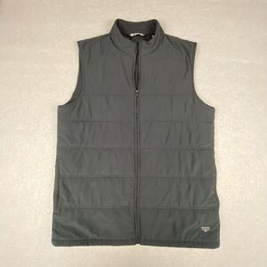 Travis Mathew Vest Men Large Black Cold Bay Puffer Performance Golf Cold Gear